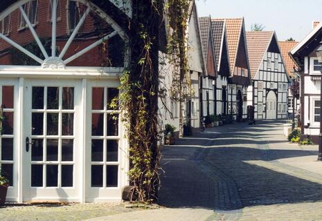 Fachwerkhäuser in der Altstadt Rheda