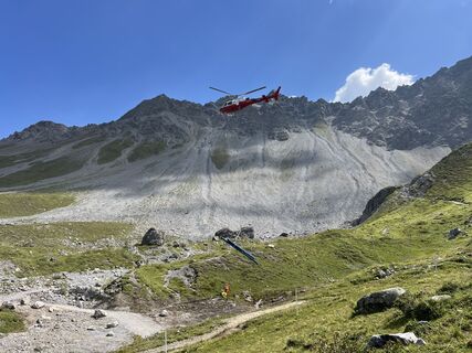 Fotografie z Marco Allemann na trase
