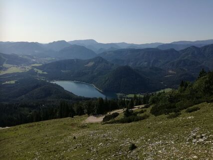 Ausblick von der Gemeindealpe auf den Erlaufsee