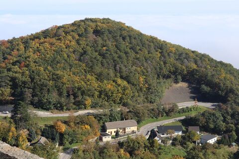 Blick auf den Hausberg