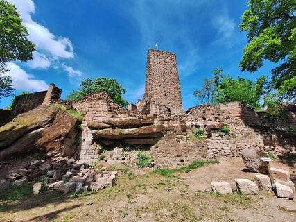 Foto von Katharina entlang der Tour