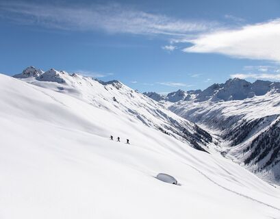 Madrisa Rundtour - Aufstieg Schlappiner Joch
