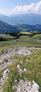 Photo de Mario Libardi le long du parcours