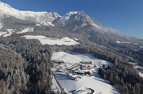 Scheffau_Ortsansicht_Leiten_Wilder Kaiser