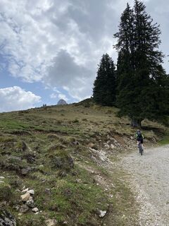 Foto von Ed Hurt entlang der Tour