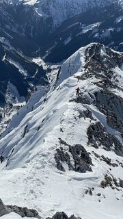 Photo de Richard Dietze le long du parcours