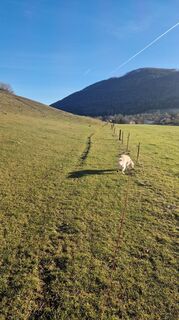 Foto von Claudia Maurer entlang der Tour
