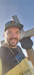 Foto von Klaus Lehner entlang der Tour