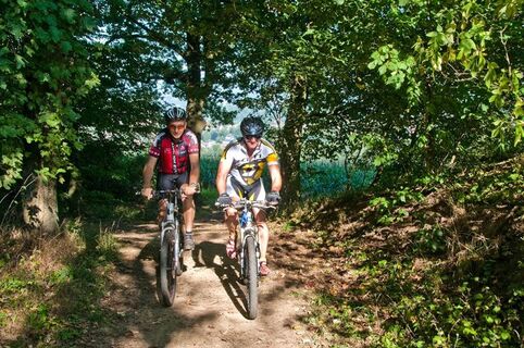 Auf dem MTB Trail im Sankt Wendeler Land