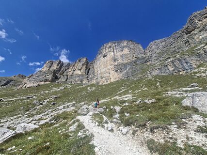 Foto von Karl-Heinz Martin entlang der Tour