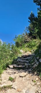 Foto de Martina Oitzinger a lo largo del recorrido