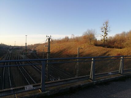 Pedestrian bridge over Max-Born-Strasse