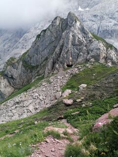 Photo de Dagmar Hofer le long du parcours