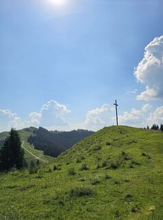 Foto von Martina entlang der Tour
