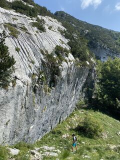 Foto de Nicola Biancardi a lo largo del recorrido