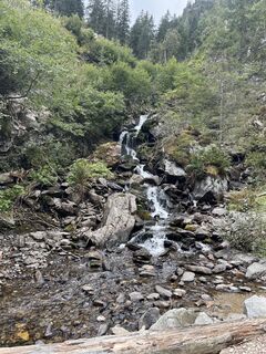 Photo de Wilhelm Hann le long du parcours
