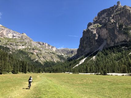 Foto von Gerardo Brunetti entlang der Tour