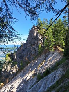 Foto von Dagmar Hofer entlang der Tour