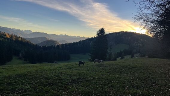 Foto de Sabine Offenberger a lo largo del recorrido