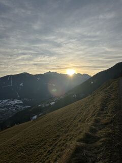 Foto von Emi entlang der Tour