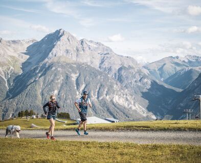 Oberhalb der Bergstation Motta Naluns bei Scuol.