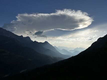 Foto von Luc Azzeri entlang der Tour
