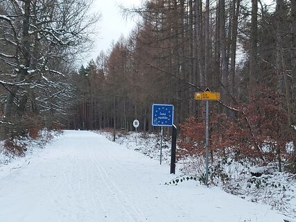 Zdjęcie z Jens Gebauer wzdłuż trasy