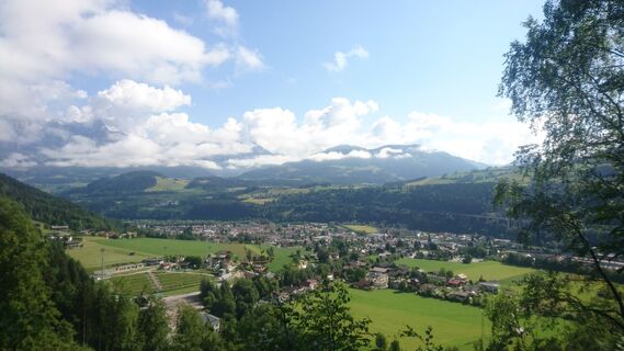Aussicht von Burgruine Bachsfall