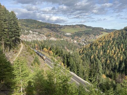 Foto von Johann Fahrner entlang der Tour