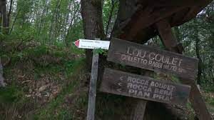 Wegweiser im Gebiet Colletto