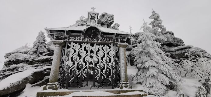 Foto de Klaus Lehner a lo largo del recorrido