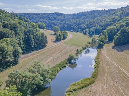Kocher-Jagst-Trail: Blick ins Jagsttal