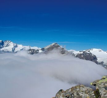 Blick vom Spielmann zum Großglockner
