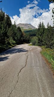 Foto de Fabrizi Mellano a lo largo del recorrido
