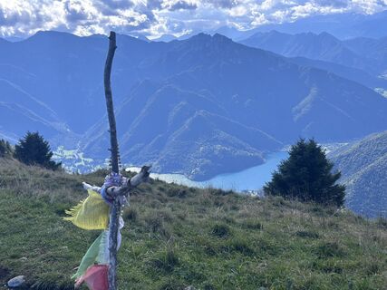 Zdjęcie z Gabriele Gach wzdłuż trasy
