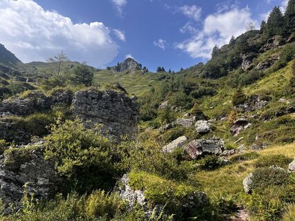 Foto de Florian Kälin a lo largo del recorrido