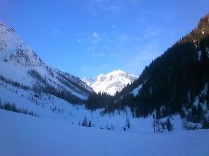Zustieg über das Frohntal mit dem Monte Peralba