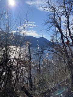 Foto de David Amrein a lo largo del recorrido