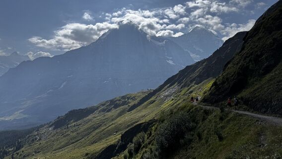 Foto von Andy Hills entlang der Tour