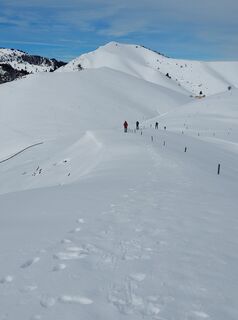 Foto de Mauro Bianchin a lo largo del recorrido
