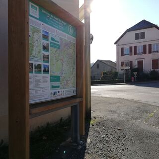 Informationsschilder Querung des Massivs der Vogesen - Giromagny