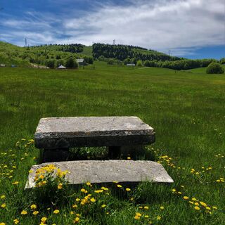 Tafel bei Plans d'Hotonnes