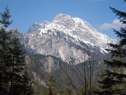 Blick vom Gofergraben zum Buchstein