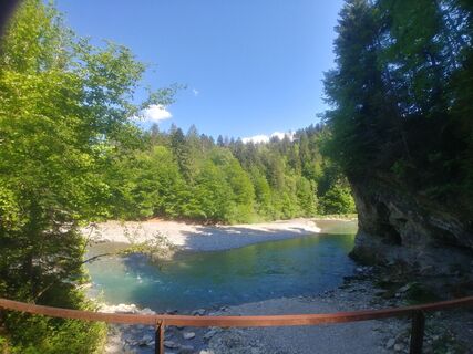 Foto von Iris Perkmann entlang der Tour