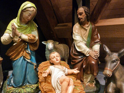 Krippe im Krippenmuseum Oberstadion