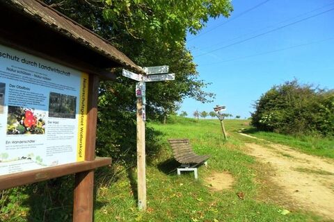 Rastbank am Wanderweg