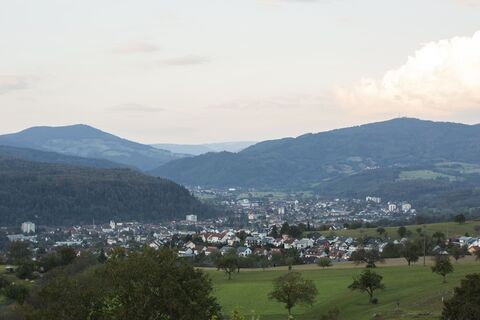 Blick vom Aussichtsturm Hohe Flum