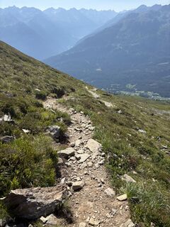 Foto von Egon Dullinger entlang der Tour