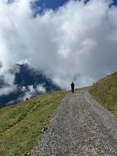 Foto von Josef Wohlgenannt entlang der Tour