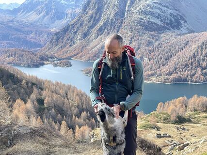 Foto de alessio negri a lo largo del recorrido
